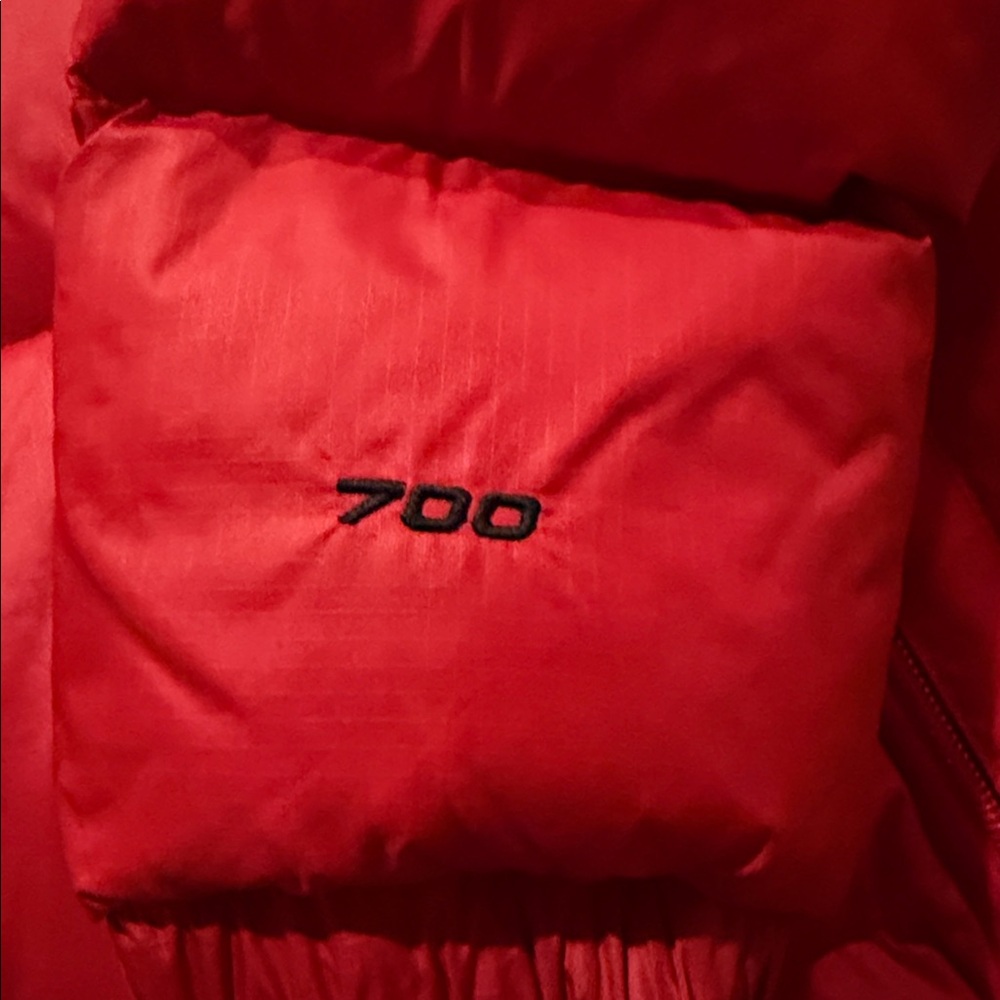 The North Face Red and Black Insulated Jacket - Picture 5 of 5